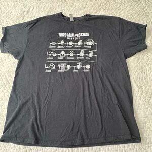 BIG AND TALL! Third Man Records black T